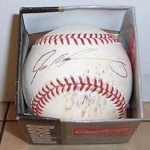 Ivan Rodriguez Autographed Game Used MLB Baseball Signed Yankees Marlins - £41.57 GBP