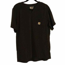 Carhartt Men&#39;s Morden Fit Force Scrub Pocket Top Size Med Black - $28.05