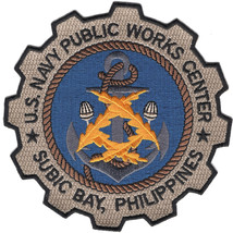 Navy Public Works Center Subic Bay 4&quot; Embroidered Patch - £23.97 GBP