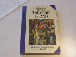 Treasure Island Robert Stevenson illustrated classic book young reader summer - £4.82 GBP
