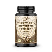 Turkey Tail Pills Mushroom Supplement (Trametes Versicolor) by SMS (60 V... - $14.85