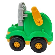 Fisher Price Garbage Truck 2001 Sounds Levers Little People Recycle Green - $9.58