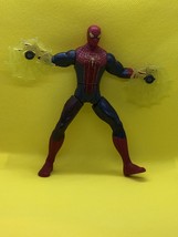 Spider-Man with Webs 2012 Marvel Action Figure 6-1/4&quot; Tall Spiderman - £5.62 GBP