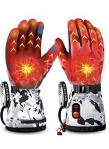 WASOTO Heated Gloves for Men Women with 7.4V 22.2WH Rechargeable Battery Wate... - £30.92 GBP
