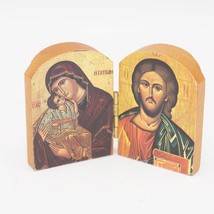 Religious Small Folding Display Jesus Mary - £19.45 GBP