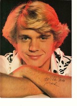 John Schneider Leo Sayer teen magazine pinup clipping 70&#39;s Dukes of Hazzard - £1.17 GBP