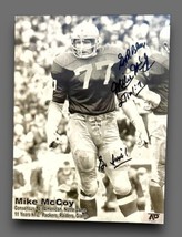 MIKE McCOY AUTOGRAPHED SIGNED NOTRE DAME FIGHTING IRISH 8X10 PHOTO wCOA - £14.80 GBP