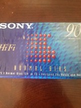 Sony HF High Fidelity Audio Cassette 90 Minutes - Factory Sealed Tape - £13.25 GBP