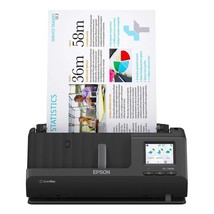 EPSON SCANNER WORKFORCE WF ES C380W SMART DOCUMENT PORTABLE WIRELESS CLO... - $355.99