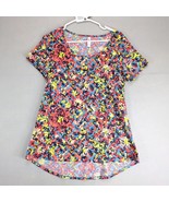 Lularoe Disney Mickey Mouse Print High-Low Shirt Women&#39;s S Short Sleeve ... - €17,12 EUR