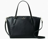 New Kate Spade Monica Pebbled Leather Satchel Black with Dust bag - $123.45
