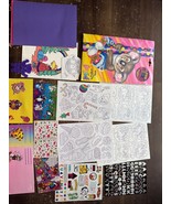 Vintage 1980s Lisa Frank Misc Koala Sticker Pack Self Color Stickers Cards Envel - $39.00