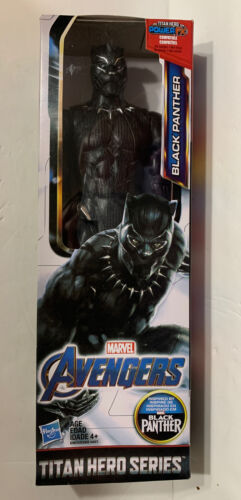 Primary image for BLACK PANTHER Marvel Titan Hero Series 12 Inch Hasbro Avengers Action Figure New