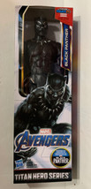 BLACK PANTHER Marvel Titan Hero Series 12 Inch Hasbro Avengers Action Figure New - £11.59 GBP
