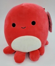 7.5&quot; Squishmallows Veronica Red Octopus New 2022 LT ED Plush Stuffed Toy - £11.76 GBP