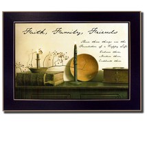 Faith Family and Friends Black Framed Print Wall Art - $79.99