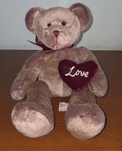 Plush Bear Chantelle w/ Red Velvet Heart  RUSS BERRIE Stuffed Animal Love - €10,32 EUR