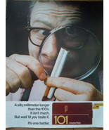 101 Chesterfield Man With Magnify Glass Print Magazine Advertisement 1967 - $93.33 MXN