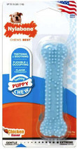 Nylabone Puppy Chew Dental Bone Blue - Cleans Teeth, Controls Plaque, and Safely - £3.84 GBP+