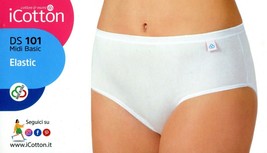 Underwear Midi Women&#39;s Cotton Elastic Stretch ICotton DS101 - $2.85+