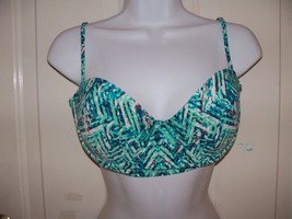 Ninety Six Degrees Mint Beach W/ Glitter Binki Top Size L Women&#39;s Nwot - £13.37 GBP