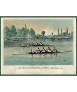 11051.Decoration Poster.Home Wall.Room art.1869 Rowing boat race Harvard... - $16.20+