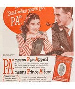 1947 Prince Albert Pipe Tobacco Crimp Cut Advertisement Smoking Pipes E8E - $29.99