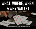 What, Where, When and Why (Gimmicks and Online Instructions) by Vulpine ... - $23.26