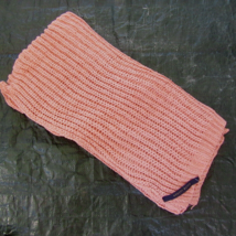 Ralph Lauren Solid Blush Pink Chunky Knit Plush Throw Blanket - £86.04 GBP