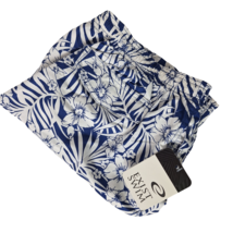 NWT Exist Mens Swim Trunks 4XL Floral Palms Blue White Beach Drawstring ... - £28.32 GBP