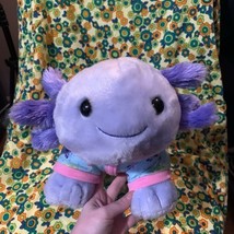 Build A Bear Axolotl Lavender 19&quot; Plush Full Size w/ Pajama Outfit *Onli... - $38.70