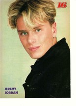 Jeremy Jordan teen magazine pinup clipping 90&#39;s 16 magazine close up lips - £3.98 GBP