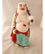 Ceramic Chinese Buddha Happy &amp; Smiling (12&quot; Tall) - $61.74 CAD