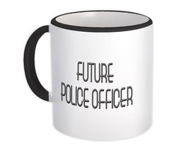 Future POLICE OFFICER : Gift Mug Profession Office Birthday Christmas Coworker - £12.60 GBP