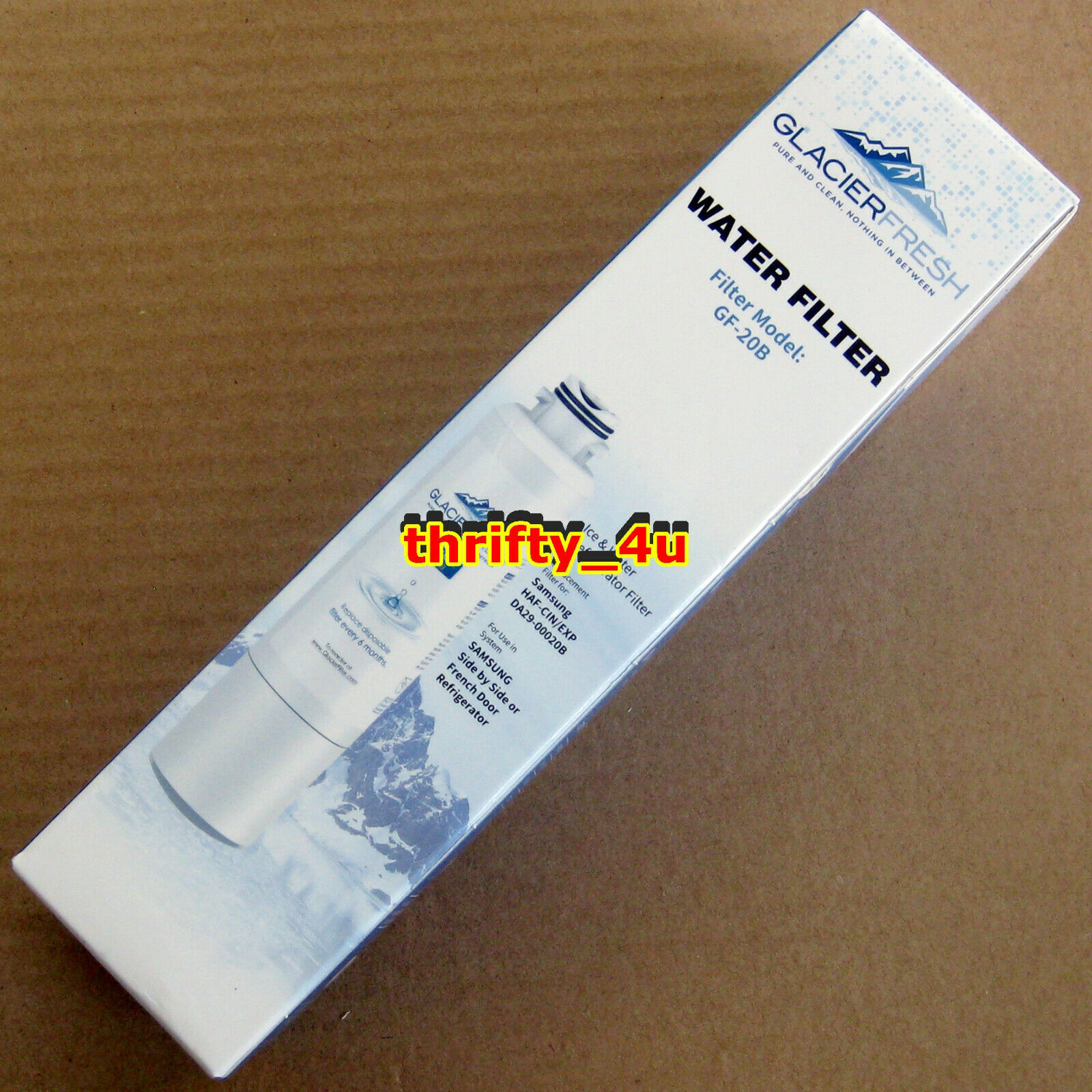Samsung Replacement GlacierFresh ICE+WATER Replacement Filter GF-20B NIB... - $5.81