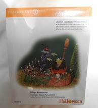 Dept 56 Halloween Animated Hocus Pocus Witch Lighted 52516 - £48.62 GBP