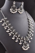 Noir Déguisement Pierre Ras Du Cou Femme Collier D Bollywood Stylé Fantastic Set - £26.58 GBP