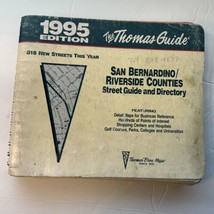 1995 San Bernardino Riverside counties California thomas guide street atlas - £19.46 GBP