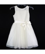 Ivory Holiday Easter Dress Wedding Lace Ballerina Tulle Satin Crinoline ... - £8.85 GBP