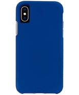 Case-Mate iPhone X XS Tough Grip Case Blue Titanium Dual Layer Shockproof - $9.99
