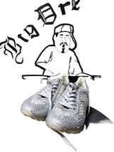 Steve Madden Carissa Rhinestone Sneakers Size US 10M - £40.21 GBP