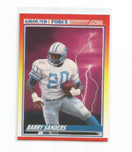 Barry Sanders (Detroit Lions) 1990 Score Ground Force Card #325 - £3.98 GBP