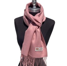 Women Girls 100% Cashmere Scarf Made In England Solid Blush Warm Soft Wool #P08 - £7.58 GBP