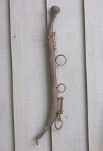 Antique Rustic Steel Horse Hames Iron Ball Knob Farm Tool Western Old Vi... - $731.94 MXN