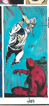 Original 1991 Daredevil Marvel comic book color guide production artwork page 20 - $58.39