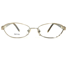 Anne Klein Eyeglasses Frames AK 9105 532 Brown Gold Round Full Rim 49-15-135 - £40.32 GBP