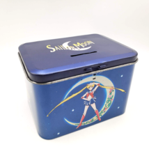 SAILOR MOON Metal Tin Coin Bank Container Box 1999 Hot Topic Exclusive V... - €21,16 EUR
