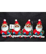 Target Wondershop Christmas Ornament Santa Claus Wreath Felt NEW 2021 Lo... - $402.04 MXN