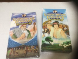 (2) New Sealed Greatest Heroes &amp; Legends Of The Bible Series Hosted By C... - £7.83 GBP