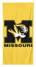 Missouri Tigers  NCAAF Beach Bath Towel Swimming Pool Holiday Vacation Gift - £18.12 GBP+